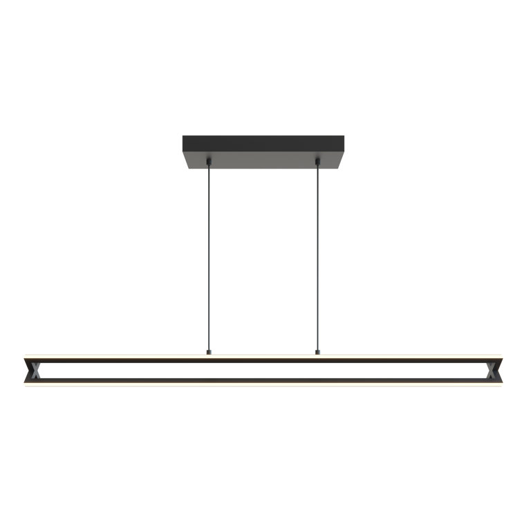 Orren Ellis Mootje 1 Light Kitchen Island Linear LED Pendant Wayfair